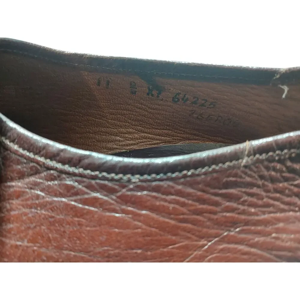 mens vintage size 11 roblee leather loafers.